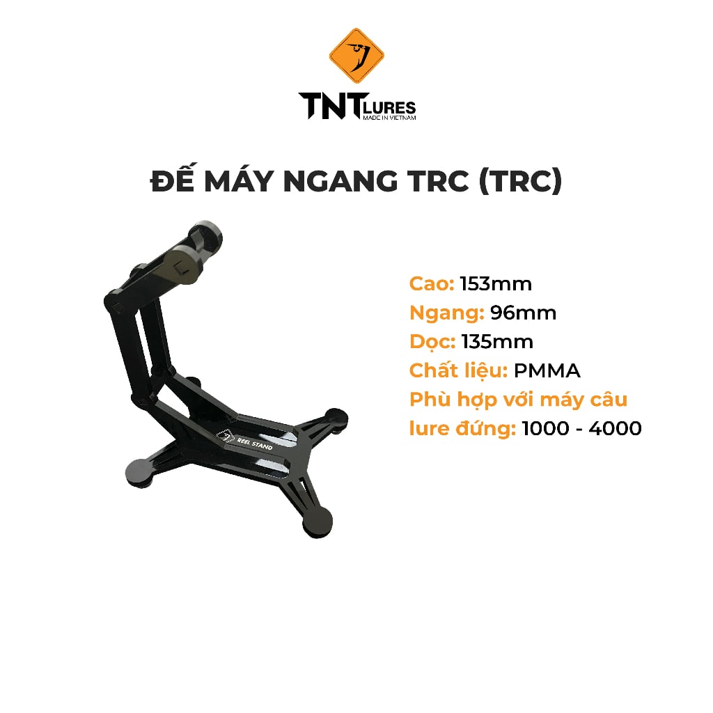 Giá Đỡ Máy Câu Đứng Reel Stand TNTLures TRS01 15,3cmx9,6cmx13,5cm